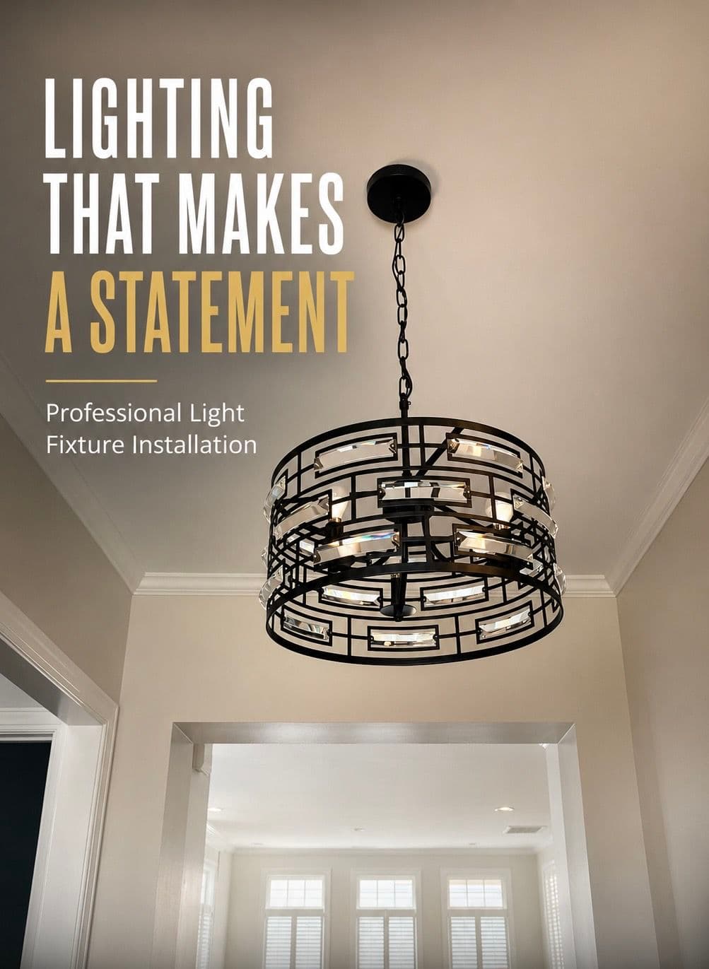 How to Choose (and Safely Install) a Statement Light Fixture in Your Home image
