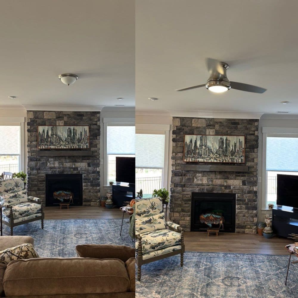 Lighting Makeover in Apex NC