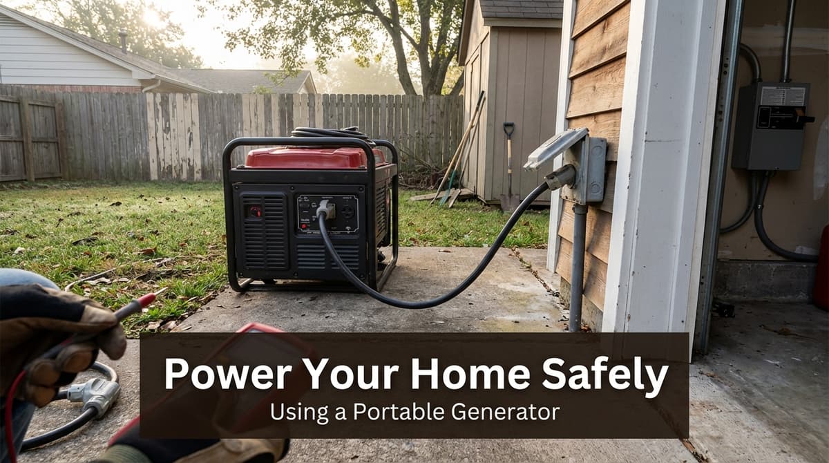 Featured post - How to Safely Power Your Home Using a Portable Generator