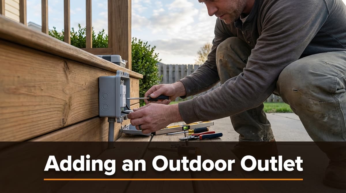 Blog post Can I Add an Outdoor Outlet to an Existing Light Circuit? image