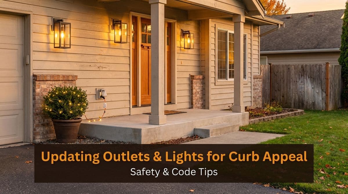 Blog post Updating Outlets and Exterior Lights Before You Sell image